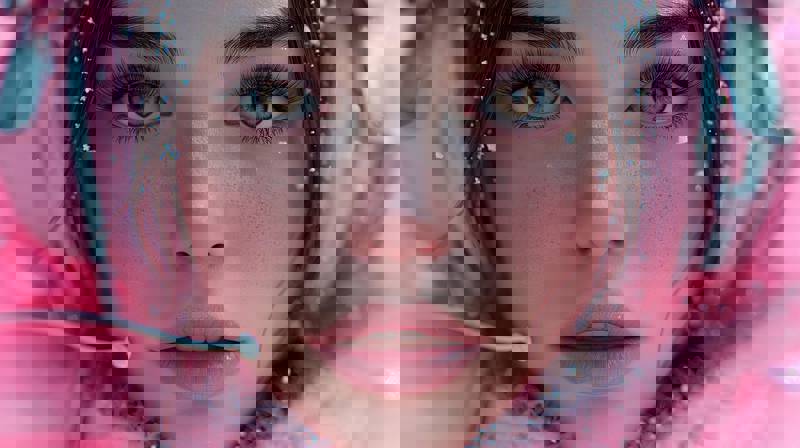 AI generated ladies face
